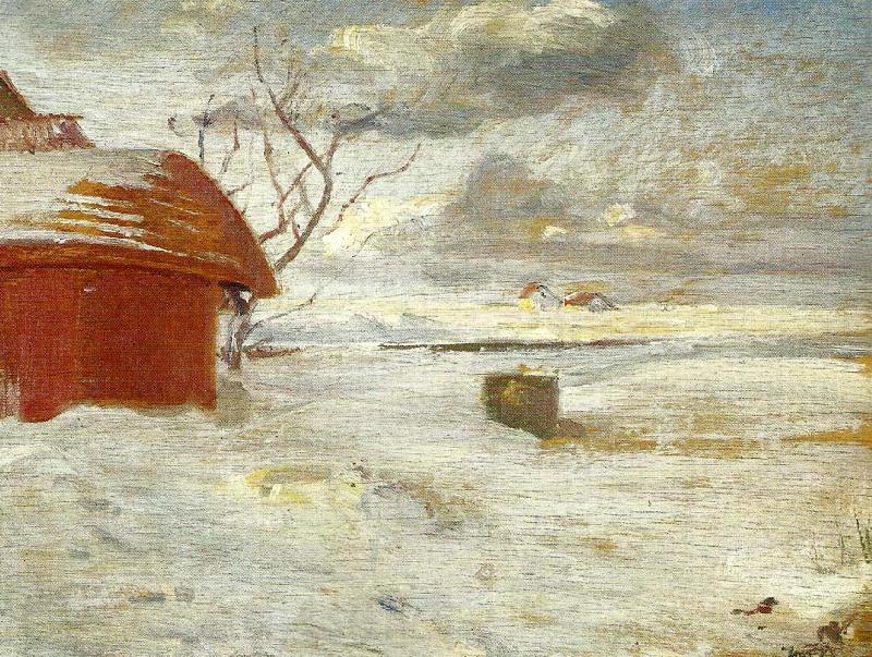 Anna Ancher snelandskab France oil painting art